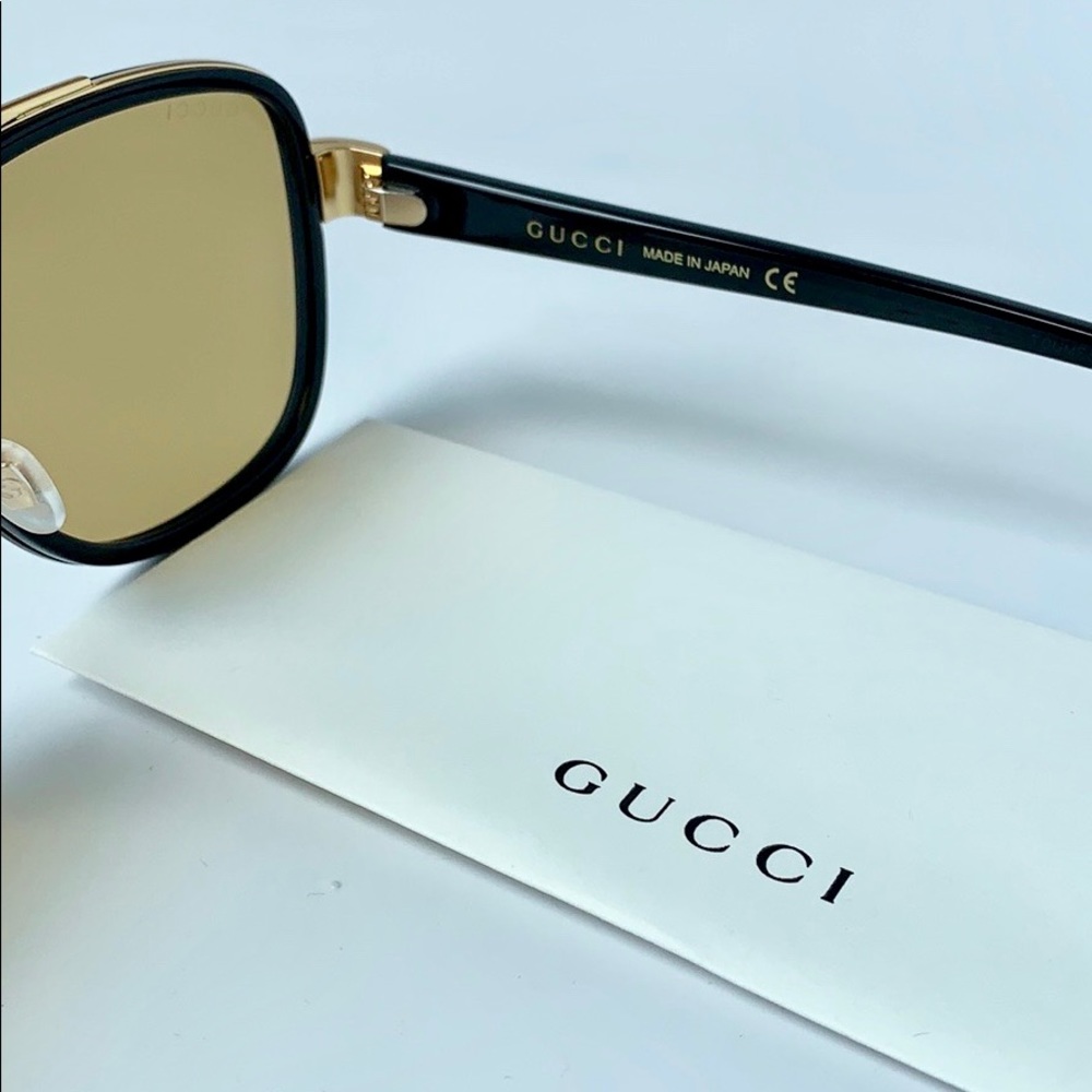 Gucci Sunglasses GG0448S 002 Black/ Brown - Picture 7 of 7